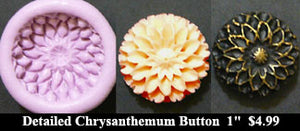 Chrysanthemum Round Soap Mold For Sale