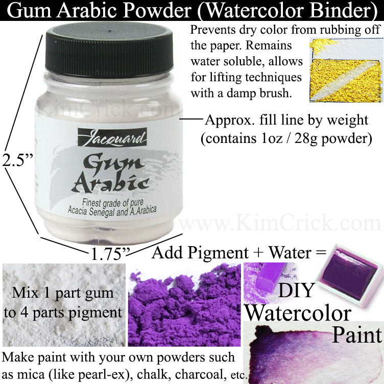 Jacquard Powdered Gum Arabic - 1 oz – K. A. Artist Shop