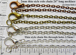 Long Loop Chain Necklace | Mociun 18